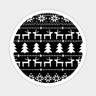 Christmas Jumper Pattern Magnet